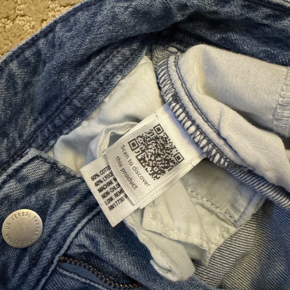 Universal Thread Light Blue Baggy Denim Pants - Picture 6 of 9